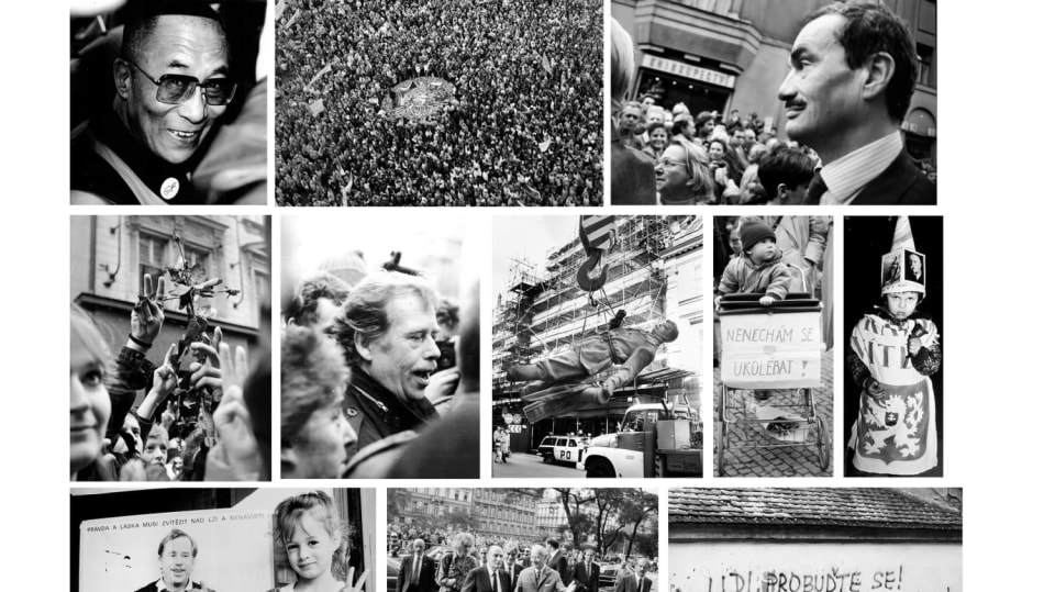 Sametové fotografie z roku 1989